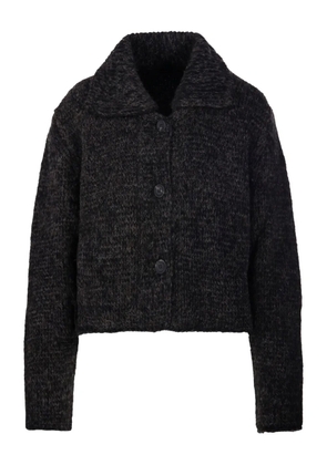 Fabrizio Del Carlo button-front collared cardigan - Black
