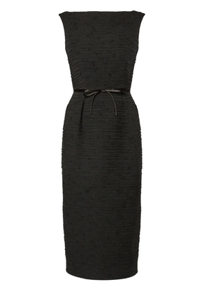 ERDEM pencil sleeveless midi dress - Black