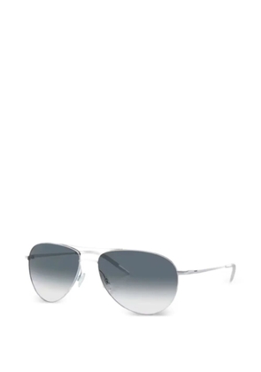 Oliver Peoples Benedict pilot-frame sunglasses - Silver