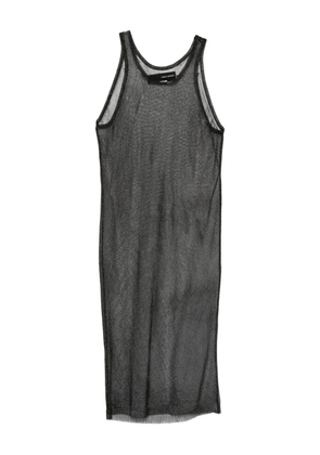 Isabel Benenato crew-neck dress - Black