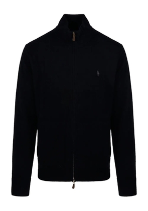 Ralph Lauren Collection zip-neck logo sweater - Black