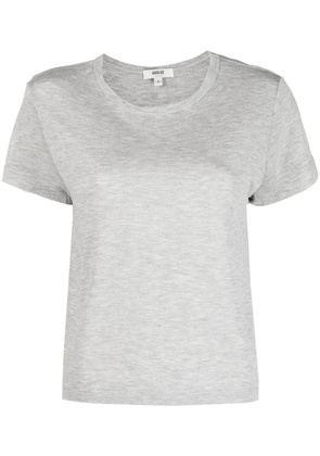 AGOLDE Adine Shrunken cropped T-shirt - Grey