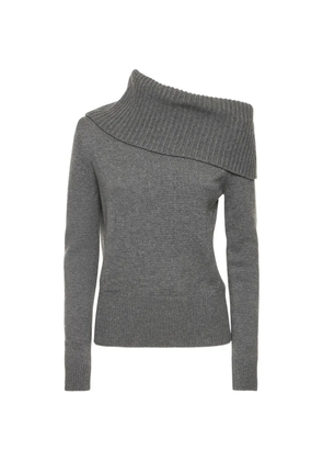 Michael Kors asymmetric one-shoulder cashmere sweater - Grey