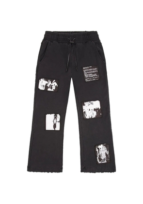 RTA Griffin patch track pants - Black