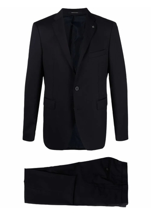 Tagliatore fitted single-breasted suit - Blue