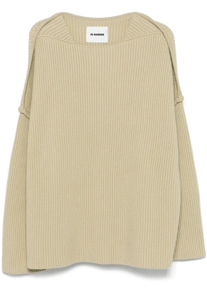 Jil Sander ribbed sweater - Green
