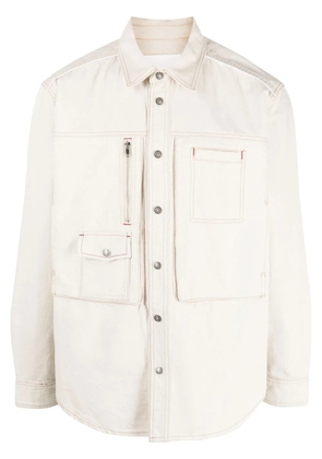 MARANT Pascuale shirt jacket - Neutrals
