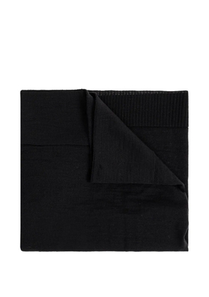 LEMAIRE ribbed scarf - Black