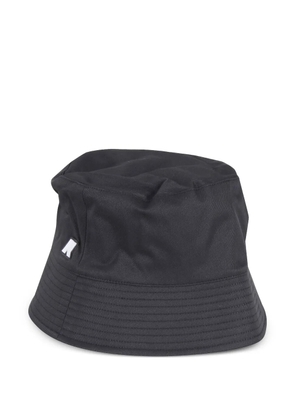 K-Way logo-patch bucket hat - Black