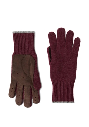 Brunello Cucinelli cashmere gloves - Red