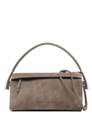 Benedetta Bruzziches suede satchel bag - Brown