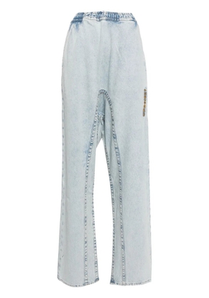 Y/Project wide-leg organic cotton jeans - Blue