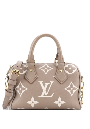 Louis Vuitton Pre-Owned Speedy Bandouliere Bag Bicolor Monogram Empreinte Giant 20 crossbody bag - Neutrals