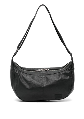 Porter-Yoshida & Co. zip leather shoulder bag - Black