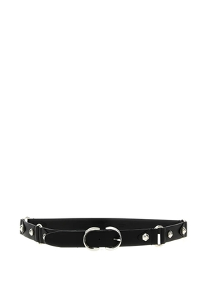 PINKO Lois leather belt - Black