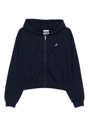 SPORT b. by agnès b. Dino-embroidered hoodie - Blue