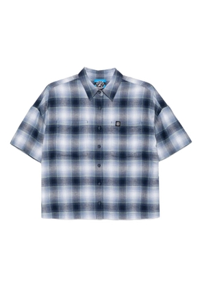 SPORT b. by agnès b. plaid cotton shirt - Blue