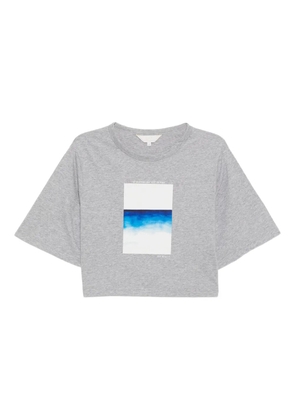 To b. by agnès b. sea-print T-shirt - Grey