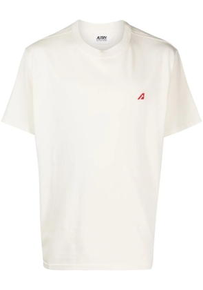 Autry logo-patch cotton T-shirt - White