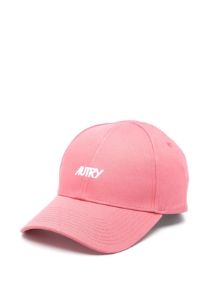 Autry logo-embroidered cap - Pink