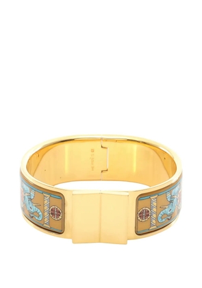 Hermès Pre-Owned 2010s GM Loquet Email bangle - Gold