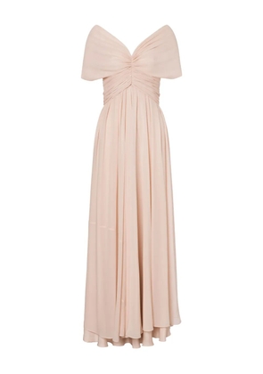 Alberta Ferretti silk long dress - Pink