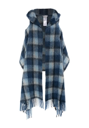 Woolrich hooded cape scarf - Blue