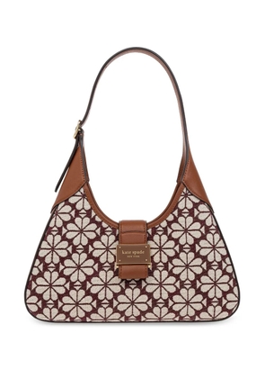 Kate Spade small Nouveau floral-jacquard shoulder bag - Red