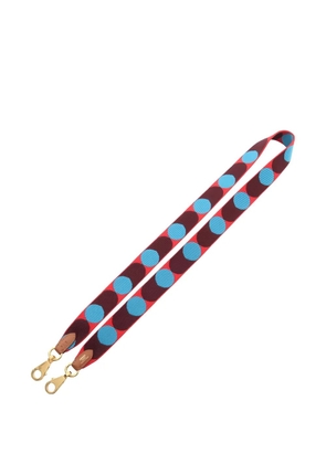 Hermès Pre-Owned 2021 polka dot shoulder strap - Red