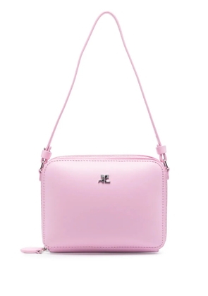 Courrèges Cloud leather shoulder bag - Pink