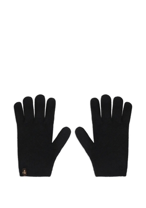 Moorer knitted gloves - Black