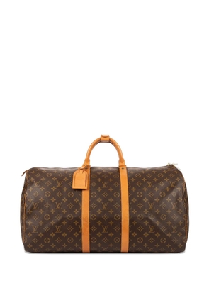 Louis Vuitton Pre-Owned monogram-print luggage bag - Brown