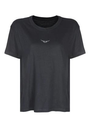 Zadig&Voltaire crystal-embellished T-shirt - Black