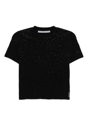 Alexander Wang crystal-embellished T-shirt - Black