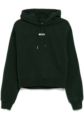 Jacquemus logo hoodie - Green