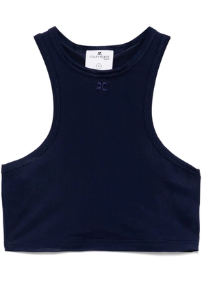 Courrèges Scuba bra top - Blue