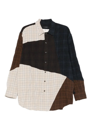 Song For The Mute checked shirt - Blue