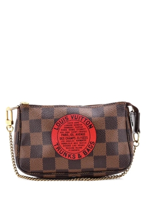 Louis Vuitton Pre-Owned Pochette Accessoires Limited Edition Damier Mini clutch bag - Brown