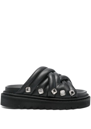 Toga Pulla padded sandals - Black