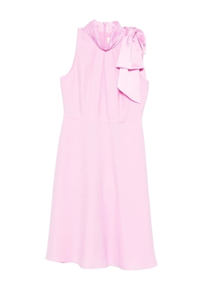 ELIZA J bow-detail midi dress - Pink
