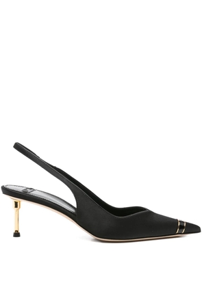 Elisabetta Franchi 60mm slingback pointed-toe pumps - Black