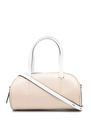 Manu Atelier Cylinder two-tone tote - Neutrals