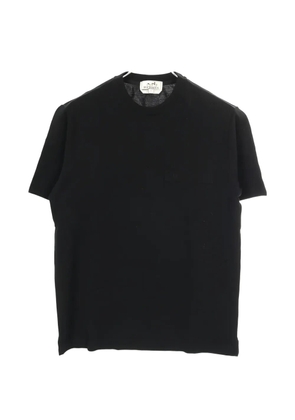 Hermès Pre-Owned 2010s embroidery pocket T-shirt - Black