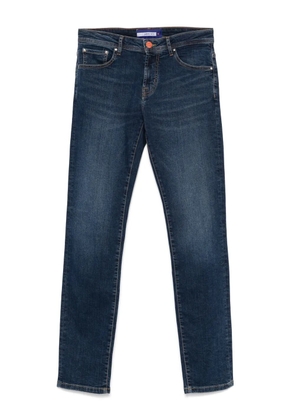 Manuel Ritz logo-patch jeans - Blue