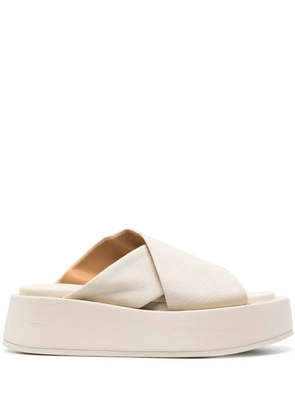 Marsèll 60mm cross-strap platform sandals - Neutrals