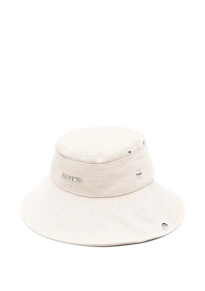 Jacquemus Le Bob De-Nîmes bucket hat - Neutrals