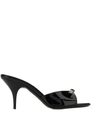 Miu Miu 75mm leather sandals - Black