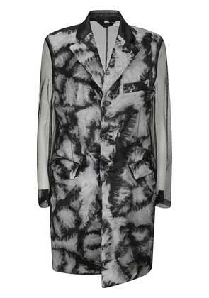 Comme Des Garçons single-breasted coat - Grey