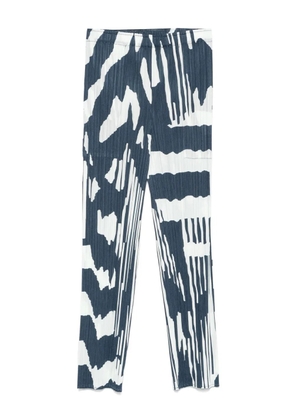Pleats Please Issey Miyake Refraction trousers - Blue