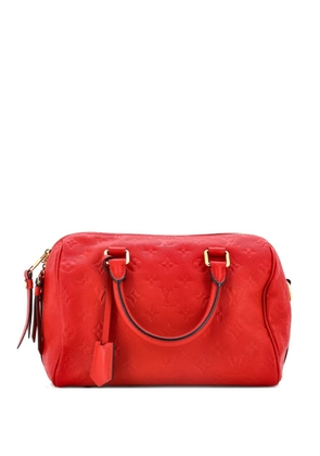 Louis Vuitton Pre-Owned Speedy Bandouliere Bag Monogram Empreinte Leather 25 shoulder bag - Red